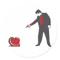 Shoot Down Love Sticker