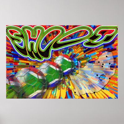 Shoot Goal Soccer Poster