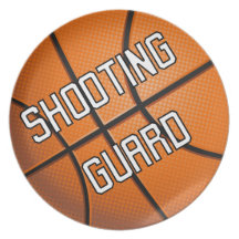 Shooting Guard Basketball Dinner Plate
