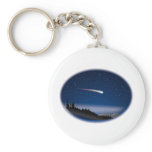 Shooting Star Over Night Landscape keychains