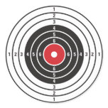 Shooting Target stickers