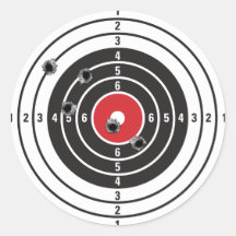 Shooting Target Sticker