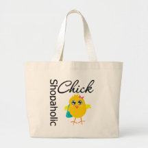 Shopaholic Chick 1 Canvas Bag