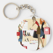 Shopaholic Key Chain