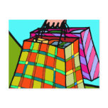 Shopping Bags Postcard