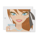 Shopping Girl invitations