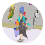 Shopping Lady Buying Things stickers