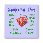 SHOPPING  LIST    Magnet