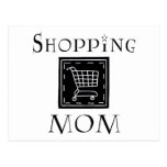 Shopping Mum Postcards