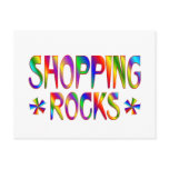 Shopping Rocks Postcard