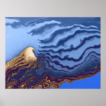 Shore Abstract Art Posters