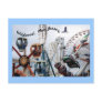 Shore Pier-Wildwood Text Postcard