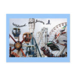 Shore Pier-Wildwood Text Postcard