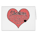 Shorkie Paw Prints Dog Humour cards