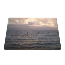 Shorncliffe Sunset 1 Gallery Wrap Canvas