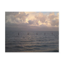 Shorncliffe Sunset 1 Postcard