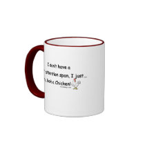 Short Attention Span Chicken Coffee Mugs