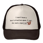 Short Attention Span Squirrel Mesh Hat