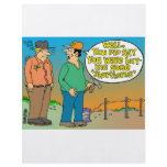 SHORT HORN CARTOON / FARMER HUMOR flyers