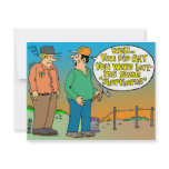 SHORT HORN CARTOON / FARMER HUMOR invitations
