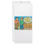 SHORT HORN CARTOON / FARMER HUMOR rack cards