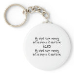 Short Term Memory keychains