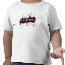 Shortee Black Paint Splatter
