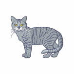 Shorthair Tabby embroidered shirts