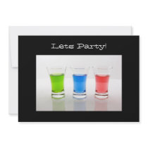 Shot Glass Party Invitation