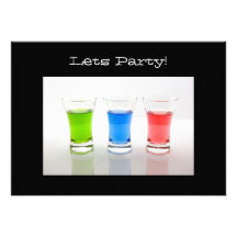 Shot Glass Party Invitation