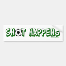 Shot Happens Bumper Stickers