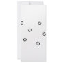 shot holes icon rack card design