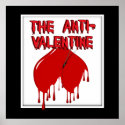 Shot to the Upside Down Heart (Anti-Valentine) posters