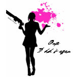 Shotgun Girl Pink 2 t-shirts