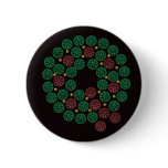 Shotgun Shell Wreath buttons