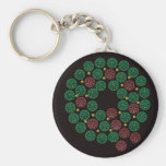 Shotgun Shell Wreath Key Chain