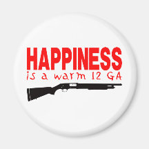 SHOTGUN SHOOTING REFRIGERATOR MAGNET