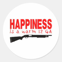 SHOTGUN SHOOTING ROUND STICKERS