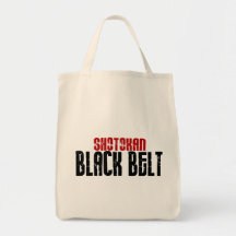 Shotokan Black Belt Karate Tote Bag