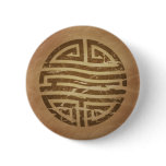 Shou Longevity Chinese Magic Charms buttons