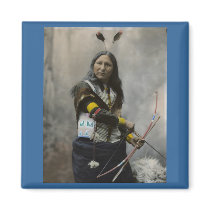 Shout At, Oglala Sioux, 1899 Fridge Magnet