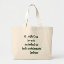 Shovel-ready Jobs Quote Bag
