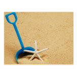 Shovel & Starfish Beach Fun Postcards