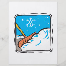 Shoveling Snow Full Color Flyer