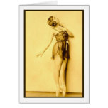Show Girl Risque French Dancer cards