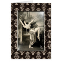 Show Girl Vintage Risque French Postcard