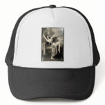 Show Girl Vintage Risque French Postcard hats