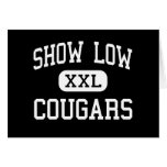 Show Low - Cougars - High - Show Low Arizona cards