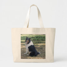 Show Me A Collie,I'll Show You a Smile... Tote Bags