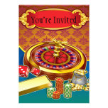 Show Me The Money Gambler Personalized Invitations